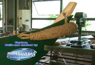 Bronze Oarlocks, American Ash Oars, Manila Puddings, Boat Covers, Seat cushions and more