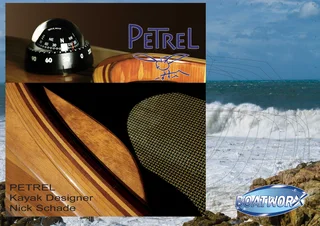 Professional built PETREL: Strip build Sitka Spruce Kayak with strong traditional roots in Greenland