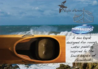 Built to order. Stich and Glue Night Heron Taking inspiration from the Inuit kayaks of Greenland