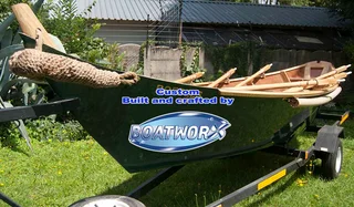 Bronze Oarlocks, American Ash Oars, Manila Puddings, Boat Covers, Seat cushions and more