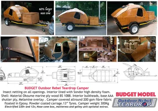 Newly built Outdoor Rebel Campers ready to go camping. Custom options available.