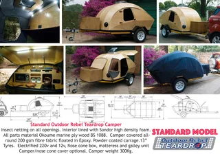 Newly built Outdoor Rebel Campers ready to go camping. Custom options available.