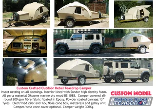 Newly built Outdoor Rebel Campers ready to go camping. Custom options available.