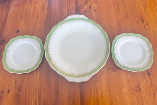 Grindley plate set: England - Creampetal