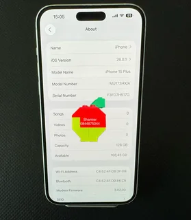 iPhone 15 Plus 128gb