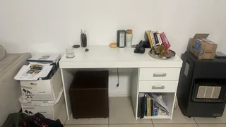 White desk