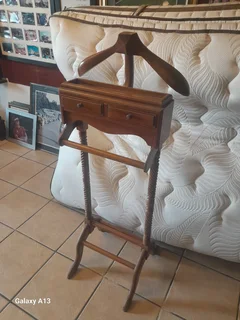 Vintage wooden suit stand