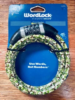 Wordlock Combibation Cable Lock