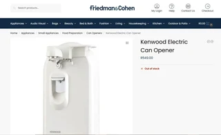 Electric Can Openers - Kenwood and Mr Can Man