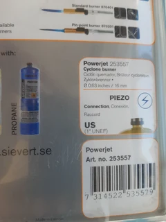 Sievert Powerjet Cyclone model 253557 (From Sweden) Blow Torch / Brazing Torch for sale. Gift idea