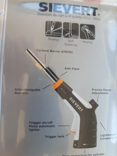 Sievert Powerjet Cyclone model 253557 (From Sweden) Blow Torch / Brazing Torch for sale. Gift idea