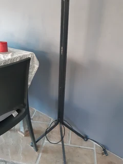 Custom built lamp / light / uplighter - wrought iron