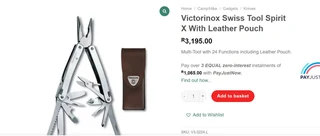 Victorinox Swiss Tool - Multitool with pouch