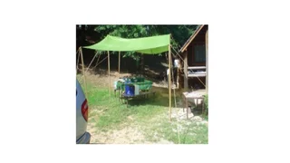 Adjustable / Telescopic  Camping Poles - Caravan, Trailer, Tent Awning or Tarpaulin . 4ft to 7.5ft