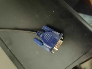 Monitor with power cable and VGA cable