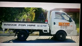 Bakkie with driver for hire