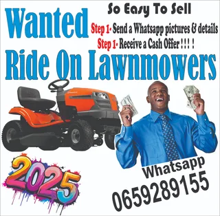 Ride on Lawnmowers Wanted