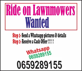 Zero Turn lawnmowers Wanted