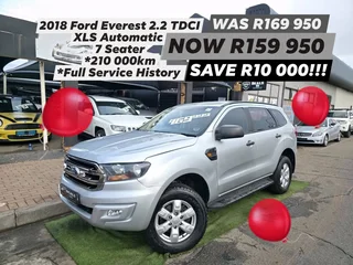 2018 Ford Everest 2.2 TDCI XLS Automatic - 7 Seater