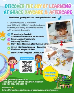 Grace Daycare & Aftercare - Pre School Enrollment