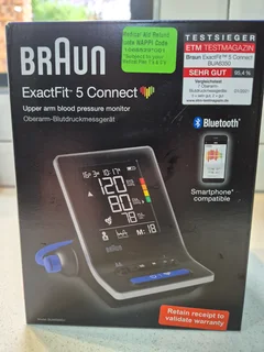 Braun ExactFit 5 Connect Blood Pressure Monitor
