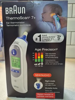 Braun ThermoScan 7+ Ear Thermometer (new)
