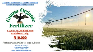 Seabird Raw Guano Slow release Pills - R3.00 each    *Milnerton Market (Stand No. C19) on Sundays