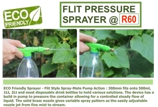 Pressure sprayer *SPECIAL*  at only R60 each  / Organic Fertilisers - Milnerton Market Stand No C19