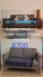 2 seater &#43; 3 Seater couch