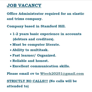 Job - Ad posted by Keren Naidoo