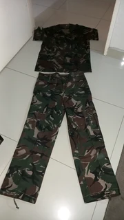 Camo pants and shirt
