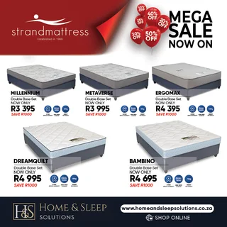 Mega Sale Now On! Selected Strandmattress Mattresses