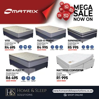 Mega Sale Now On! Selected Rest Assured Bed Sets and Mattresses