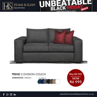 Black Friday Sale Now On! Up to 50% Off On Selected, Sofas, Couches, Stylish 2 Division Sofas,