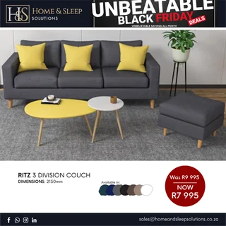 Black Friday Sale Now On! Up to 50% Off On Selected, Sofas, Couches, Stylish 2 Division Sofas,