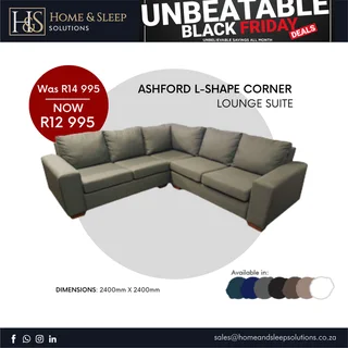 Black Friday Sale Now On! Up to 50% Off On Selected, Sofas, Couches, L-Shape Lounge Suits,