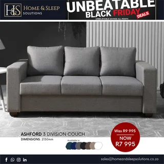 Black Friday Sale Now On! Up to 50% Off On Selected, Sofas, Couches, L-Shape Lounge Suits,