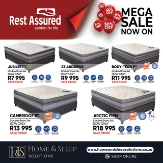 Mega Sale Now On! Selected Cloud Nine Bed Sets and Mattresses