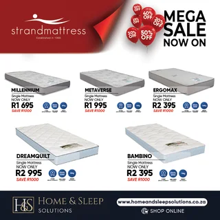 Mega Sale Now On! Selected Rest Assured Bed Sets and Mattresses