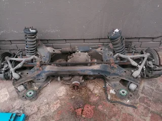 2003 Jaguar S Type 3.0i V6 Rear Suspension Including Diff, Hubs, Shocks, Subframe Etc