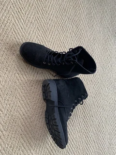 Black ankle boots