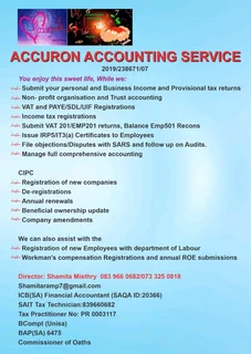 Tax Consultant / Accountant Available