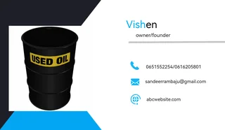 Oil and waste removal