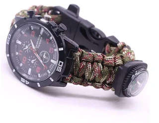 Outdoor Camping Paracord Survival Watch