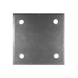 Perfect Dealz 100 x 100mm Steel Base Plate 3mm thick with Holes