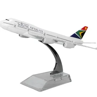Perfect Dealz Alloy Aircraft Model -(South Africa Airways)
