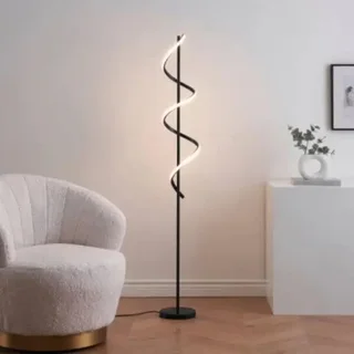 Perfect Dealz Spiral LED Color Changing Bright Floor Standing Lamp