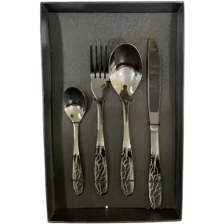 Perfect Dealz 4 Piece Stainless Steel Cutlery Set - Silver