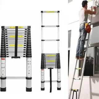 Perfect Dealz 4.1 Meter Telescopic Straight Ladder