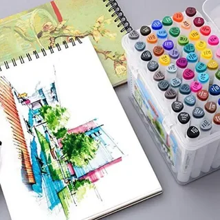 Perfect Dealz 48PCS Waterproof Sketch Marker for Kids